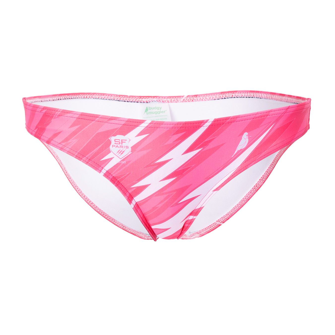 Bas Maillot de Bain Femme Budgy Smuggler X Stade Français Rose
