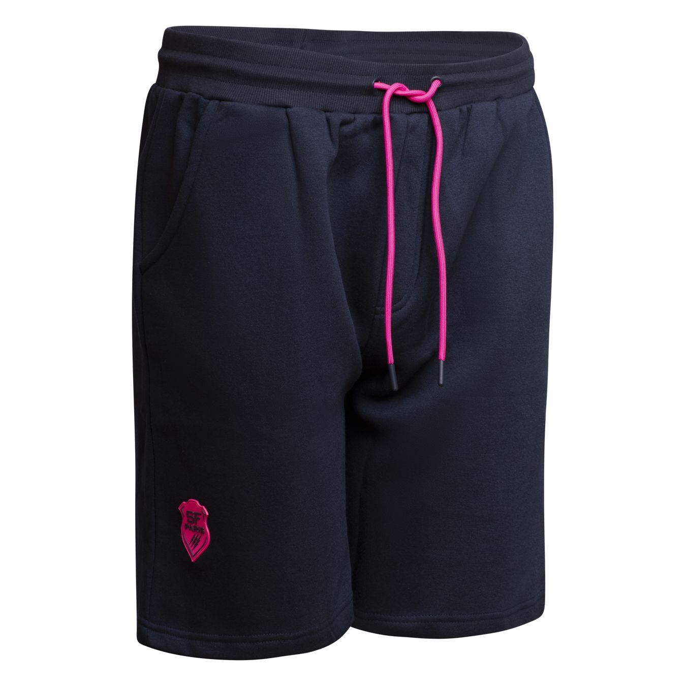 Short Supporter Logo Stade Français Paris Bleu Marine Homme