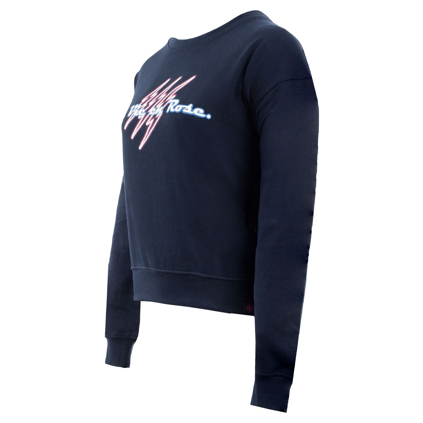 Sweat LVER Néon Col Rond Stade Français Paris Marine Femme