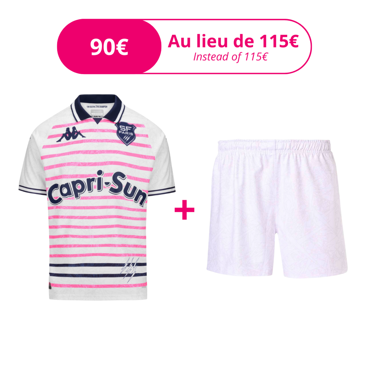 Pack Replica Maillot + Short Third Enfant