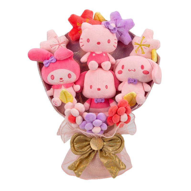 Hello Kitty y Amigos: Ramo de Muñecos Limitado de 14 Pulgadas, Colección de Coleccionista Ultra-Premier