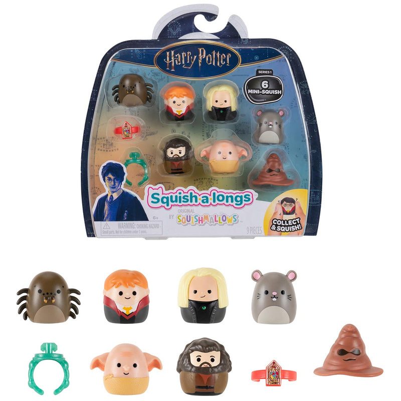 ¡Squish-a-longs "Harry Potter" Mini-Squish y Accesorios 6-Pack Estilo 2!