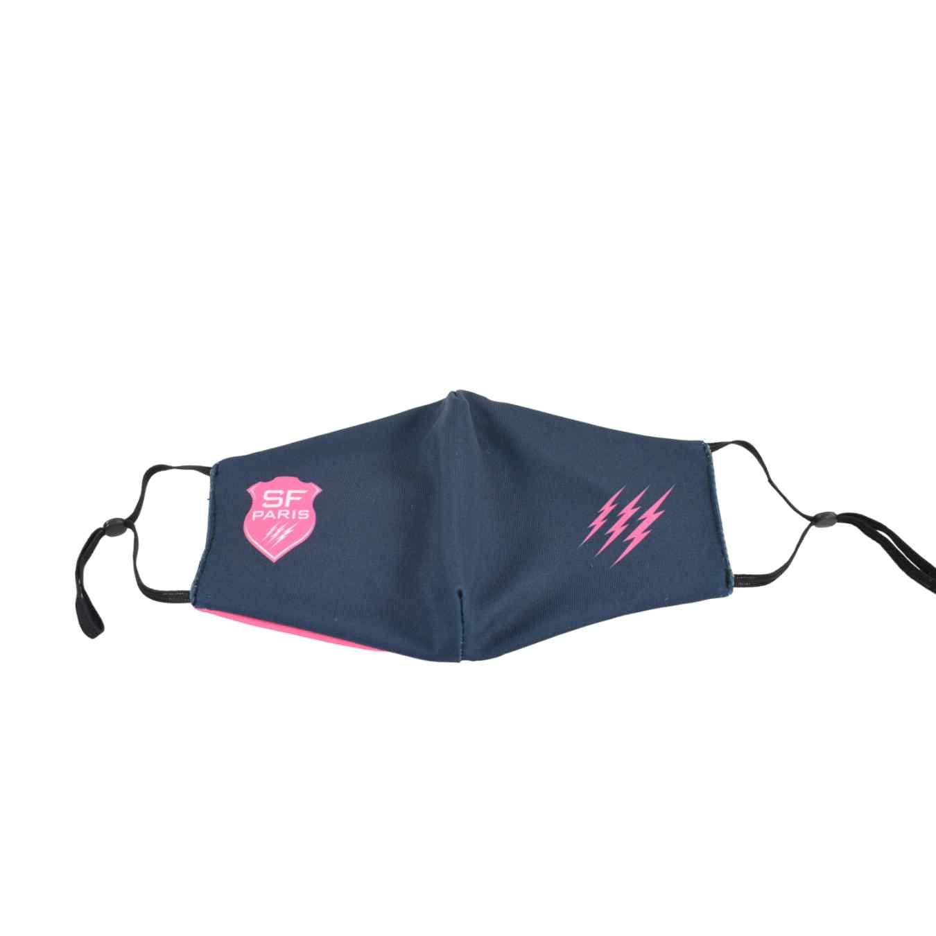 Masque SF PARIS 2021 réversible UNS1 bleu et rose