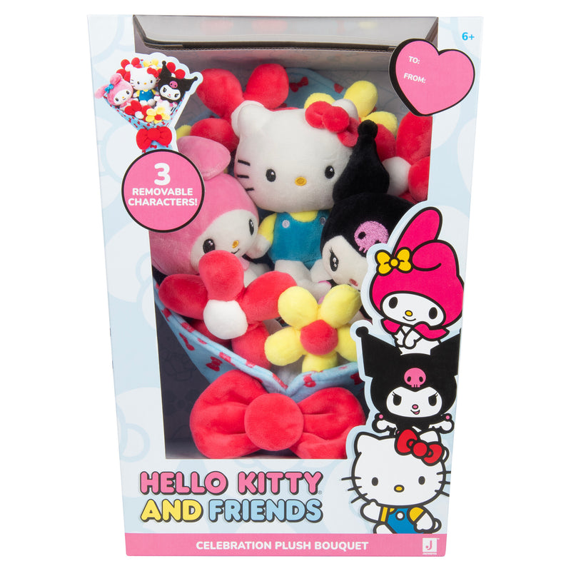 Arreglo de peluches de 12 pulgadas de Hello Kitty y sus Amigos