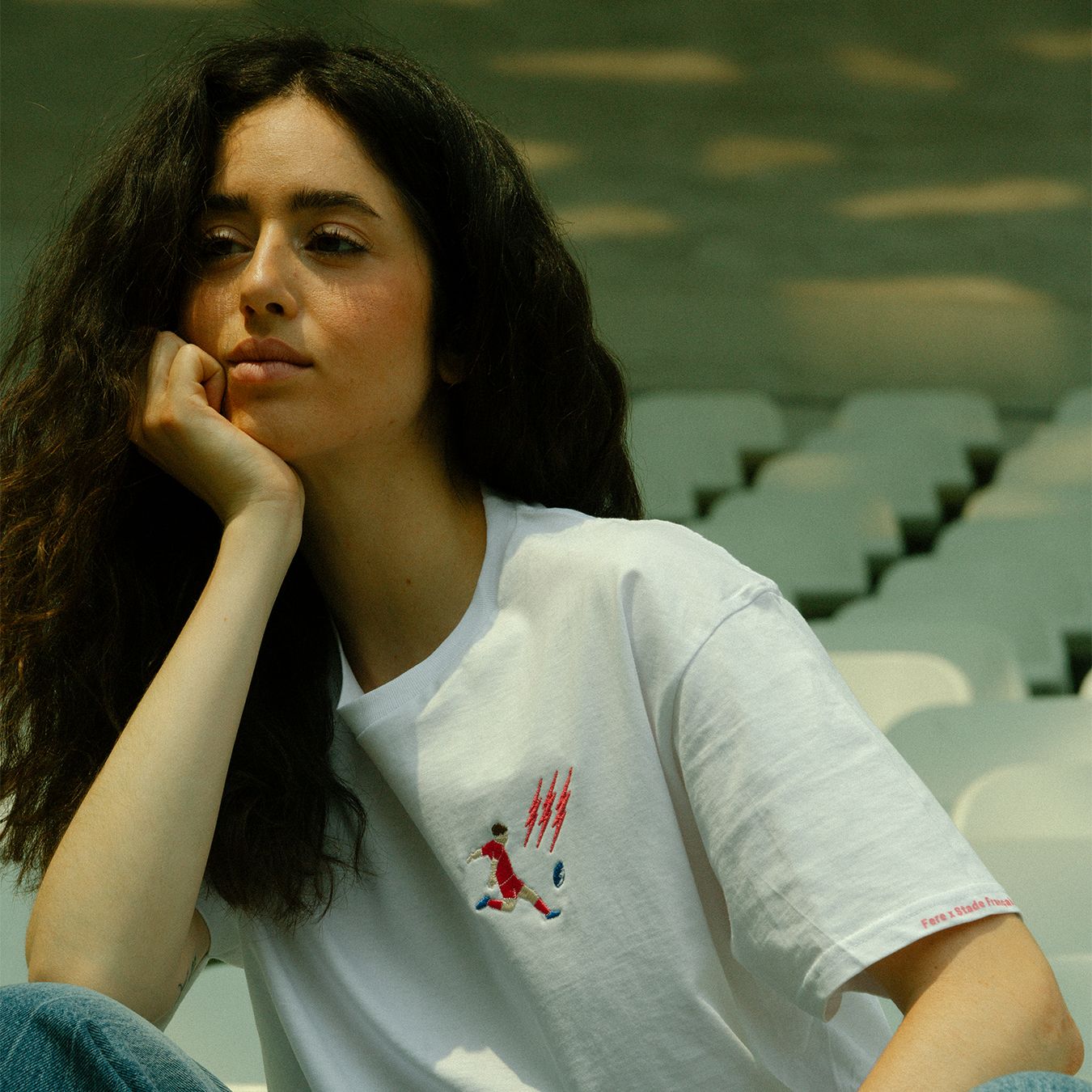 T-shirt FERE SF Paris Blanc Homme / Femme