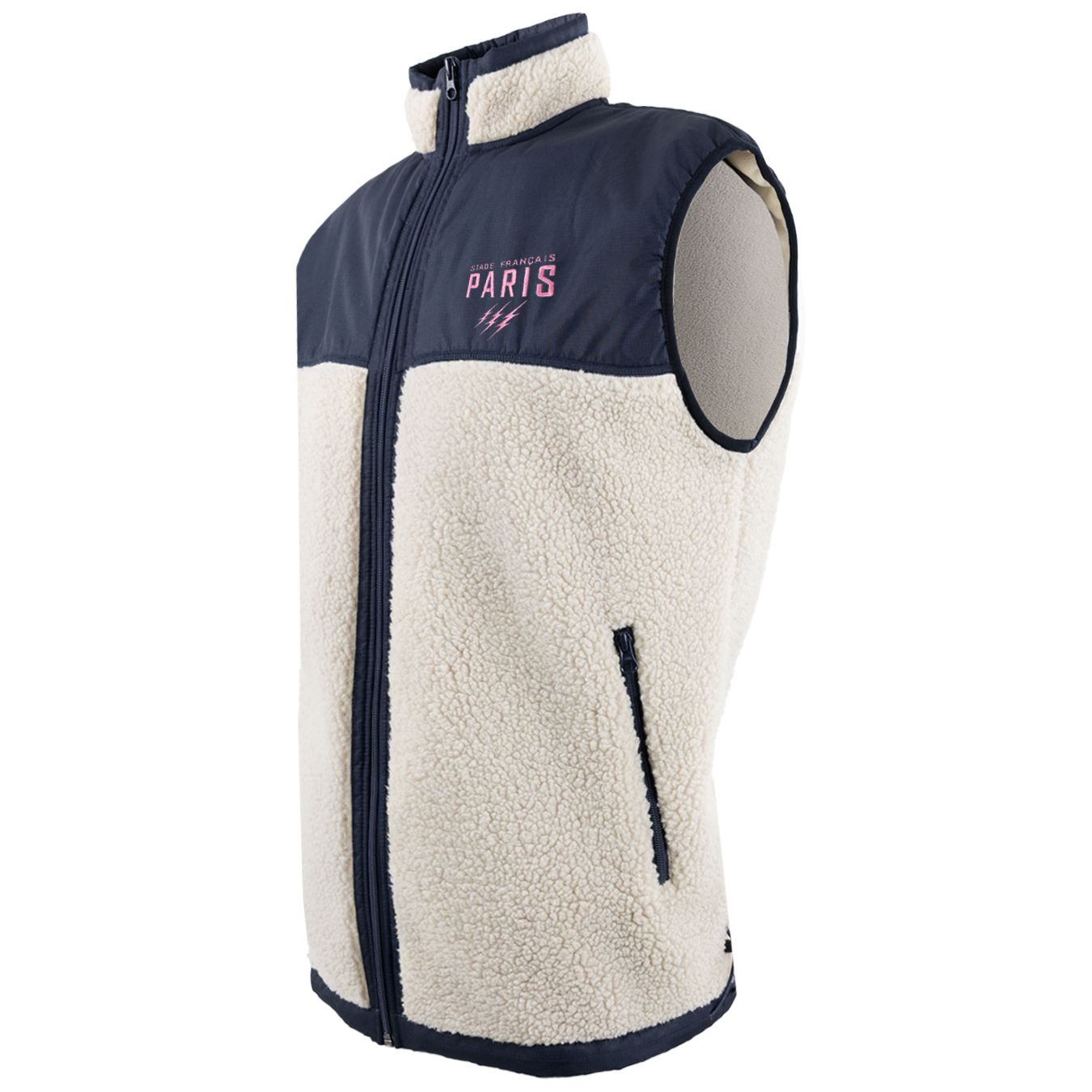 Veste Sherpa Sans Manche Stade Français Paris