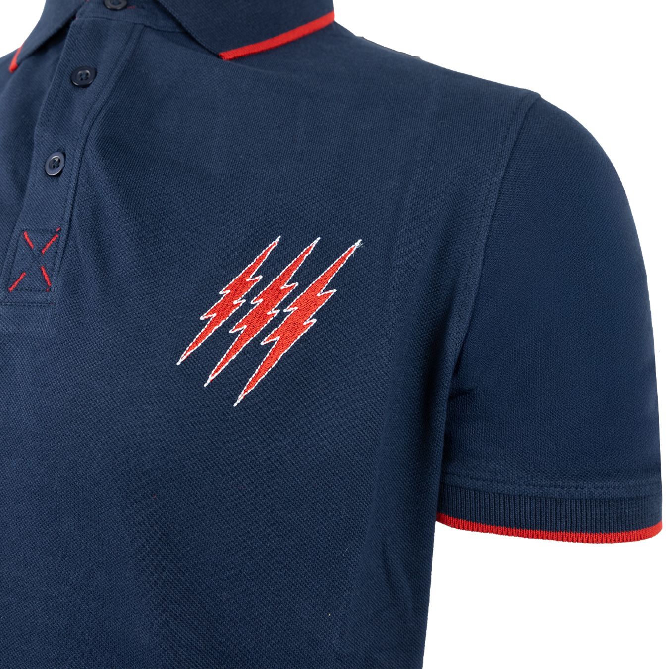 Polo Stade Français Paris Tour Eiffel Bleu Marine