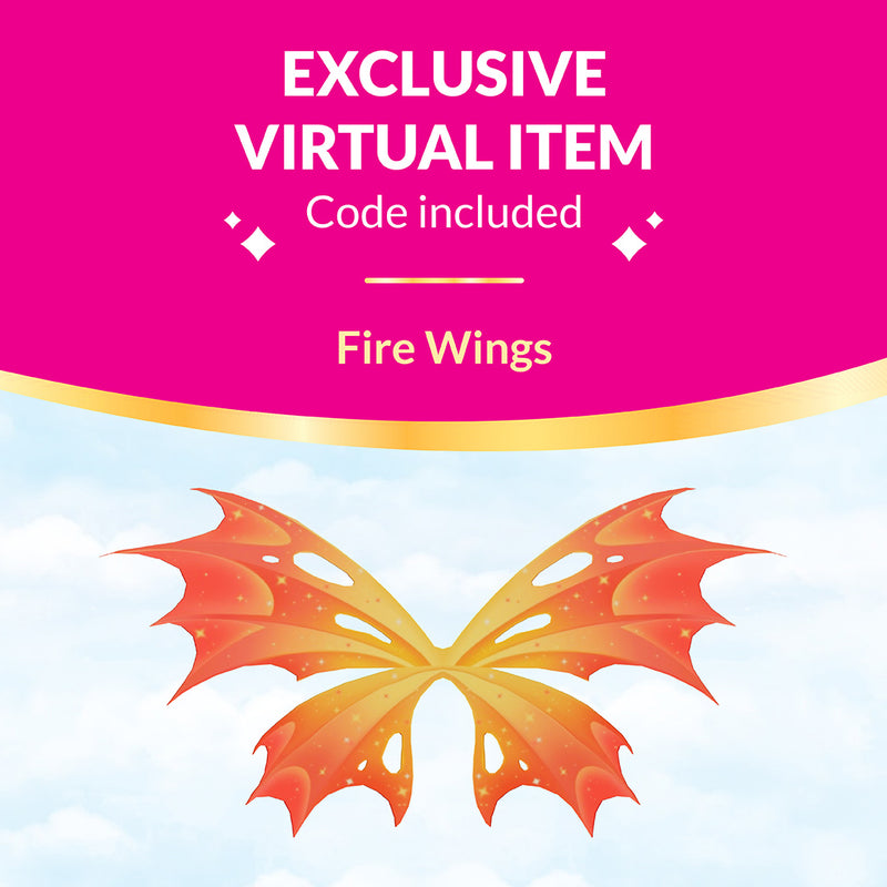 Muñeca de moda Fire Fairy de 3 pulgadas de Royale High (Serie 1)