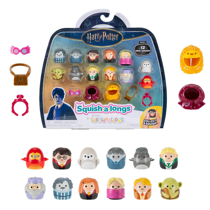 Squish-a-longs "Harry Potter" Mini-Squish y Accesorio 12-Pack