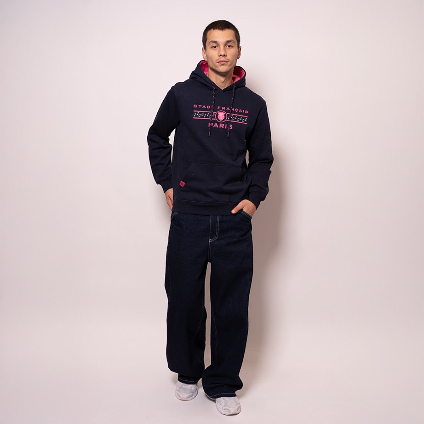 Sweat marine Stade Français Paris Fancy