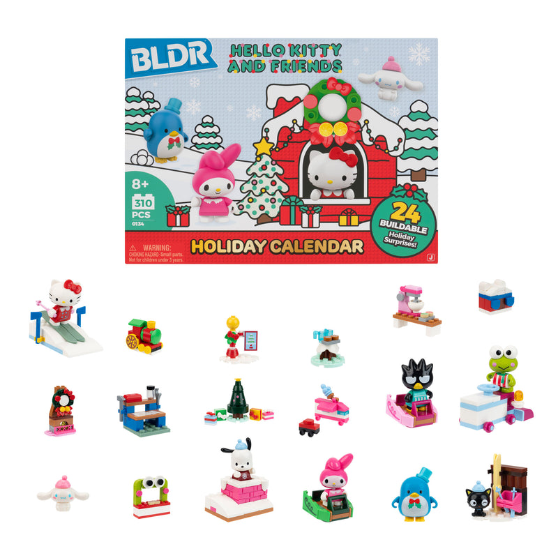 BLDR Calendario de Adviento Hello Kitty y Amigos 2025 Set de Construcción