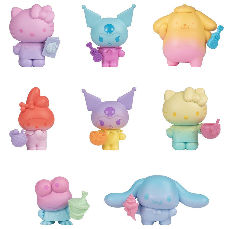 Conjunto de Figuras de 2 Pulgadas Hello Kitty y Amigos Ombre Tropical