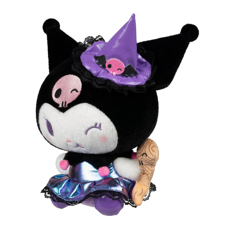 Hello Kitty y Amigos Muñeco de 8 pulgadas Kuromi de Halloween con disfraz de bruja
