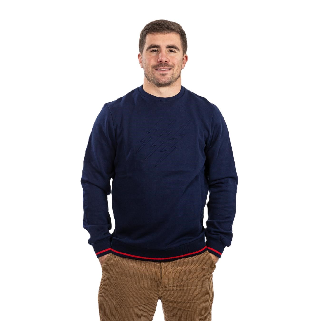 Sweat Relief Héritage Stade Français Paris Bleu Marine Homme