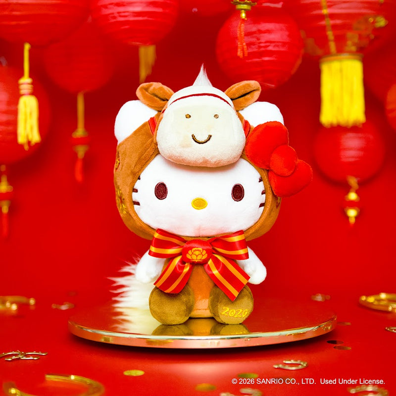 Hello Kitty y Amigos Muñeco de 8 pulgadas Hello Kitty 2026 Año del Caballo Año Nuevo Edición Limitada
