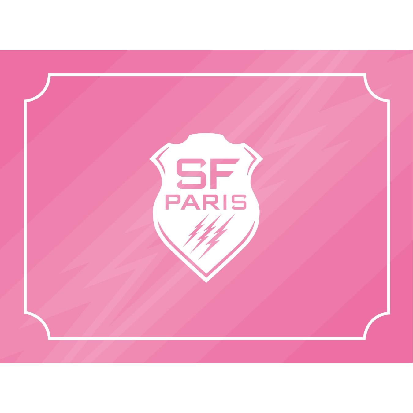 Plaque de rue Stade Français X Ovalie Original