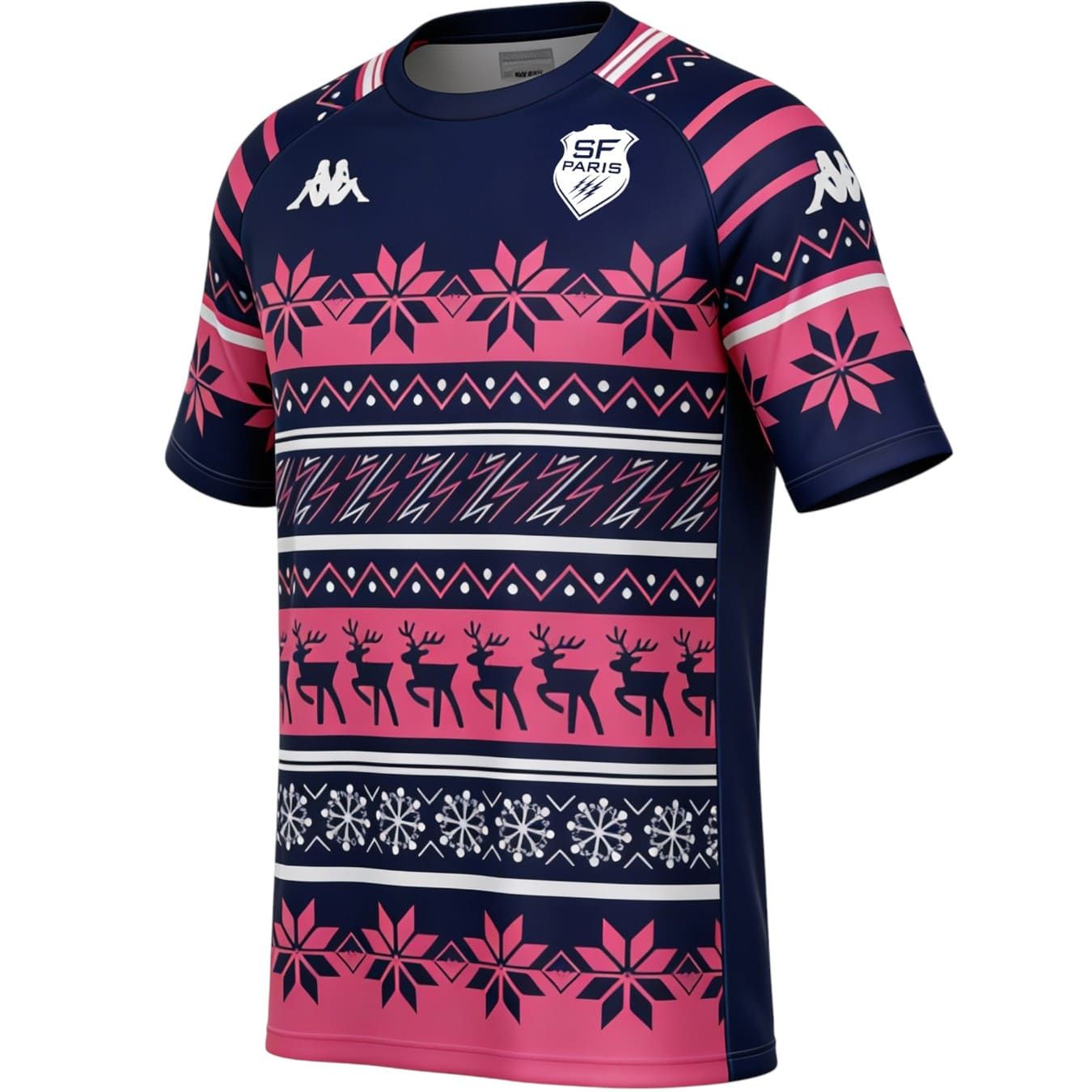 Maillot Warm Up Noël SF Paris X Kappa