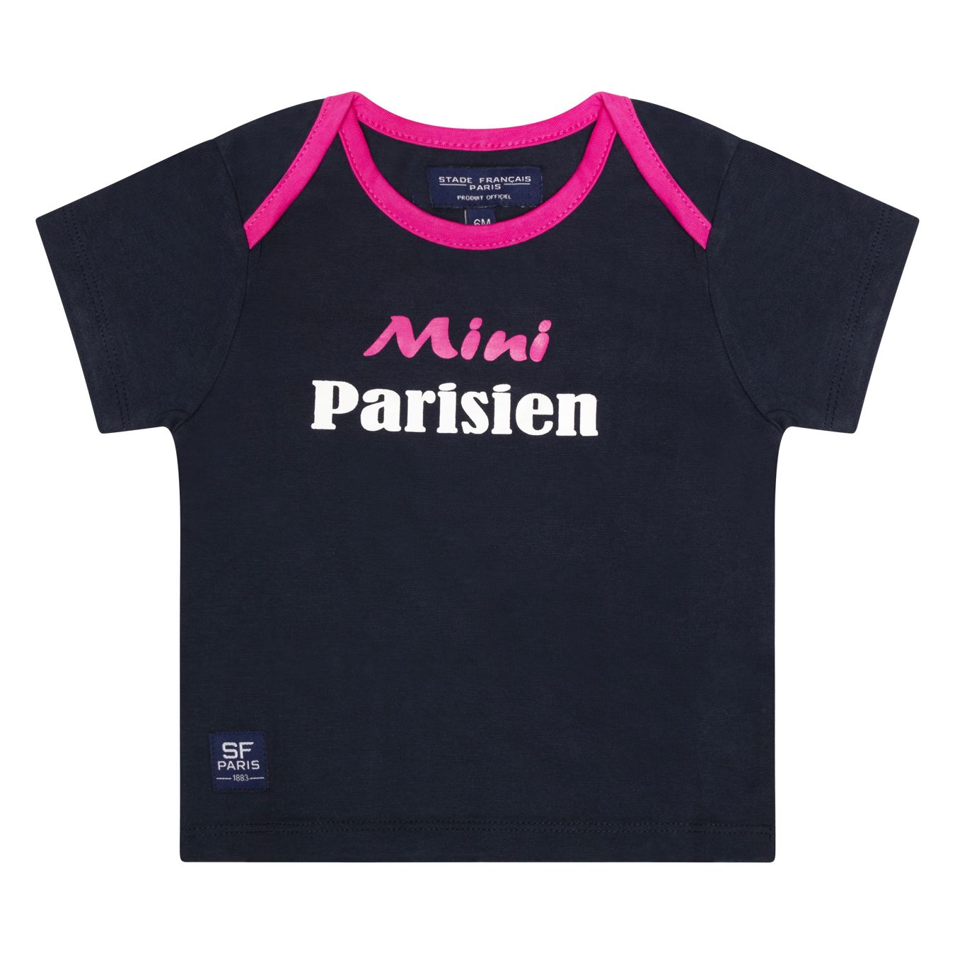 T-shirt Mini Parisien Stade Français Paris Marine Bébé