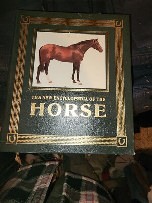 HORSES The New Encyclopedia of the Horse Beautiful Deluxe Leather Bound Edition-image