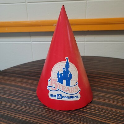 15 Year Anniversary Walt Disney World Party Hat Cap Birthday Red Cone Dunce -image