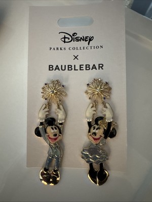 2021 Walt Disney World Parks 50th Anniversary Mickey & Minnie BaubleBar Earrings-image