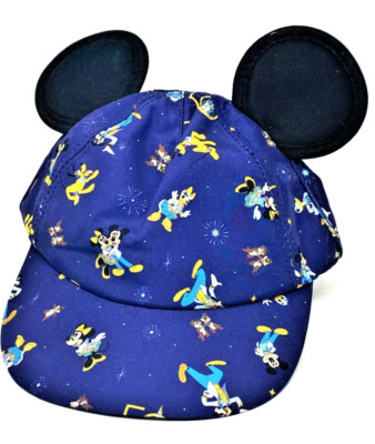 50th Anniversary Kids Infant Hat Cap Mickey Ears Parks Walt Disney World New Wdw-image