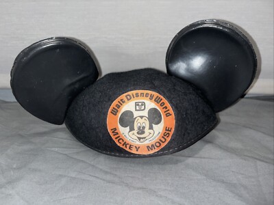 Vintage Mickey Mouse Ears Child Kid Walt Disney World 1980s RARE-image