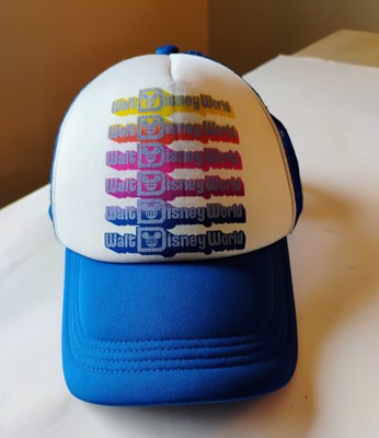 Authentic Disney Parks Vintage Walt Disney World Mesh Snap back Trucker Hat. -image