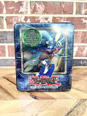 Rare! YUGIOH 2003 Kaiba XYZ Dragon Canon Collectors Tin SEALED w/ booster packs-image