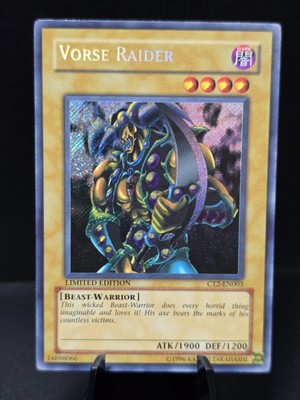 Yu-Gi-Oh! Vorse Raider CT2-EN003 Secret Rare Limited Edition Light Play Vintage-image