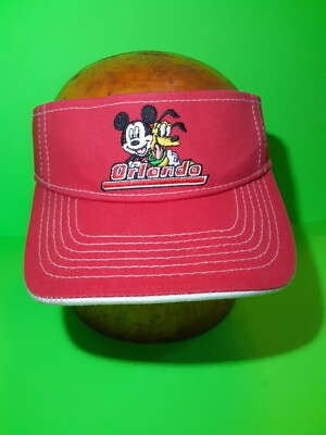 Walt Disney World Mickey Mouse Pluto Visor Orlando Disney Children's Kids Hat-image