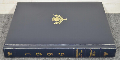 1996 Britannica Book of the Year for events of 1995 - leather bound-image