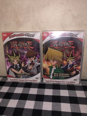 Yugioh! DVDs: Double Duel Parts 1 & 2; Best of Friends, Best of Duelists -image