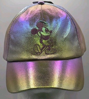 Disney EARidescent Pink Mickey Women Baseball Hat Cap WDW 50th Anniversary NWT-image