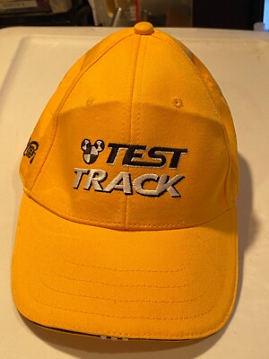 Walt Disney World Epcot Test Track Yellow Adjustable Hat *Pre-Owned/Nice* b2-image