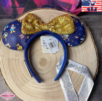 Minnie Mouse Disney WDW Mickey Ears Loungefly 50th Anniversary Headband-image