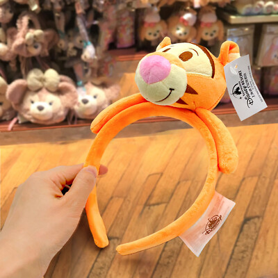 Disney~Parks Winnie the Pooh Tigger Plush Shanghai Ears Cartoon Cute Headband-image