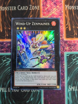 Yu-Gi-Oh! Wind-Up Zenmaines CT09-EN008 Limited Super Rare NM a1/-image