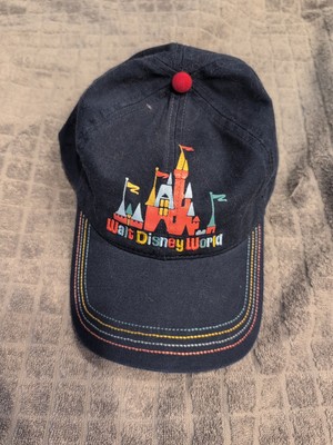 Walt Disney World Hat Blue Colorful Stitching Junk Food-image