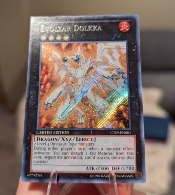 Yu-Gi-Oh! Evolzar Dolkka - CT09-EN001 - Limited - Holo Bleed Misprint - LP-NM-image