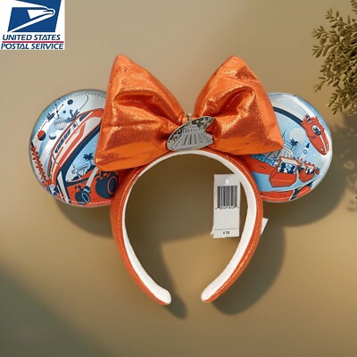 Disney Parks Magic Kingdom Tomorrowland Minnie Mouse Ears Headband US SHIP-image