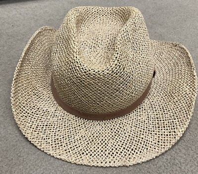 Walt Disney World Panama Straw Hat Summer Vacation Beige-image
