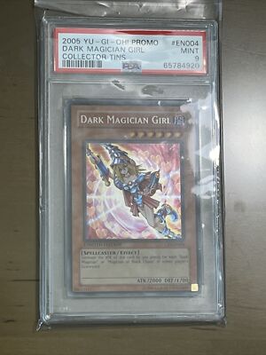 Yu-Gi-Oh! TCG PSA 9 Dark Magician Girl CT2-EN004 Limited Edition-image