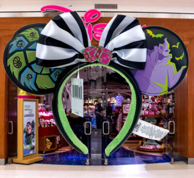 Disney' Parks Oogie Boogie Bash Jack Edition 2022 Minnie Ears Halloween Headband-image