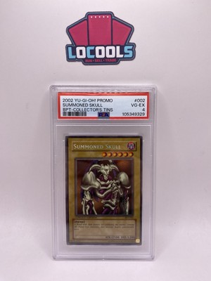 Yu-Gi-Oh! Summoned Skull BPT-002 - 2002 Collectors Tin Limited Edition - PSA 7-image