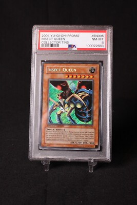PSA 8 Insect Queen CT1-EN005 2004 Collectors Tin Limited Edition Yu-Gi-Oh! TCG-image