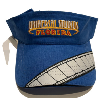 LOT of New UNIVERSAL STUDIOS Florida BLUE VISOR Cap, Walt Disney World-image