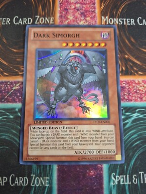 Yu-Gi-Oh! Dark Simorgh CT08-EN006 Super Rare Limited Near Mint-image