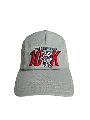 RunDisney Walt Disney World 10k Running Hat Cap Grey Adult Size OSFM-image