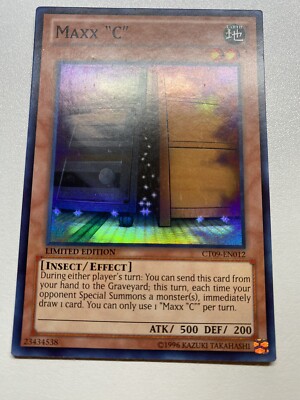 Yugioh Maxx C Limited Edition Super Rare CT09-EN012 HP-image